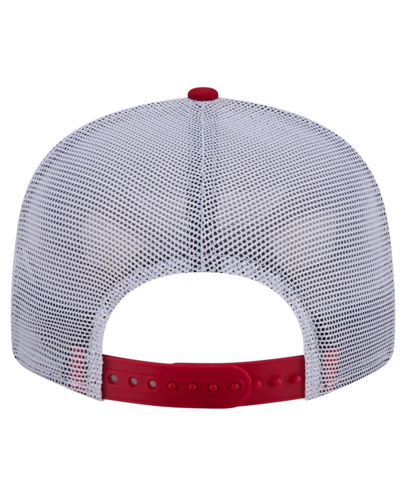 Men's Red Tampa Bay Buccaneers Core Team 9FIFTY Trucker Snapback Hat