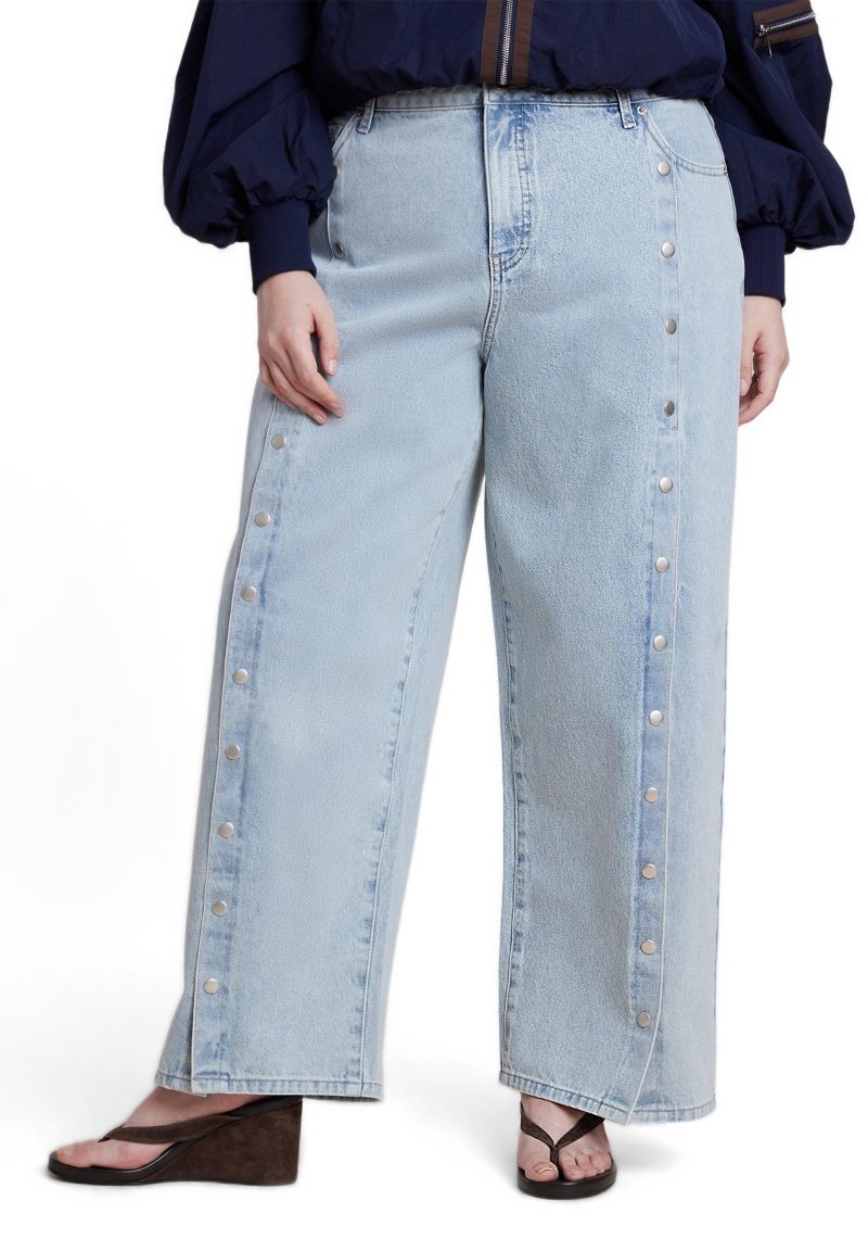 Women's Snap Front Midrise Jean
