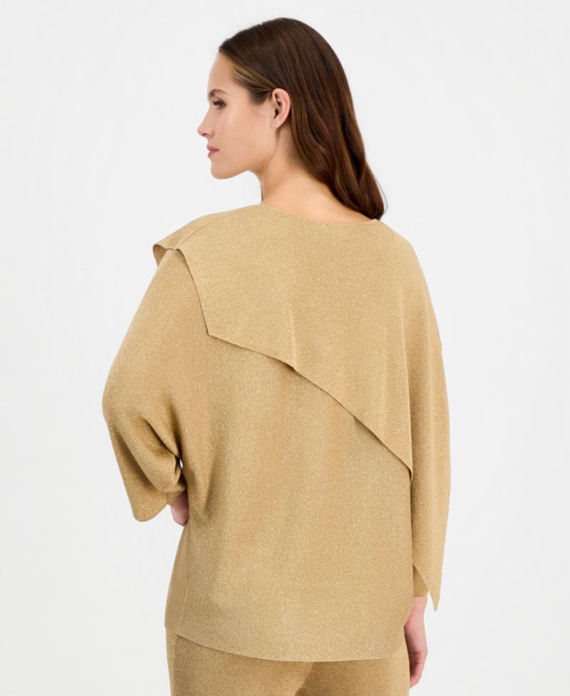 Women's Boat Neck Cape Sweater