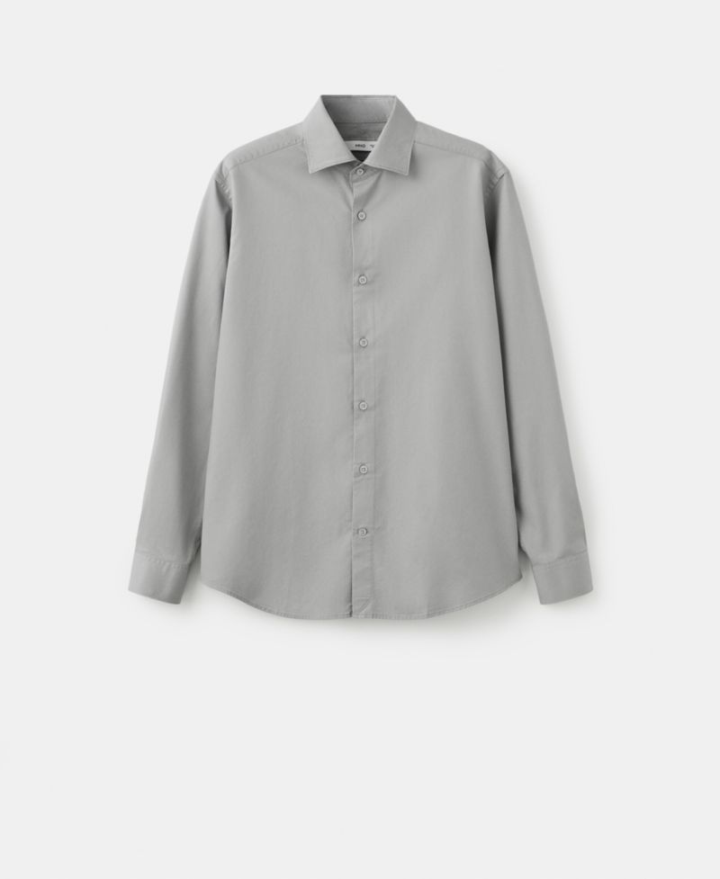 Men's Slim-Fit Lyocell Cotton Shirt
