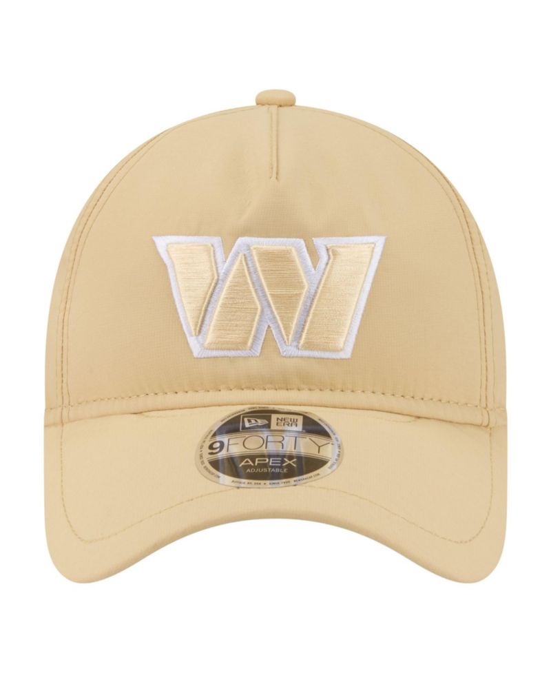 Men's Tan Washington Commanders Apex 9FORTY Adjustable Hat