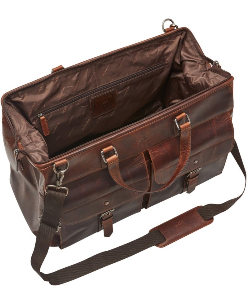Men's Buffalo Dowel Rod Duffle Bag for Carry-On Travel
