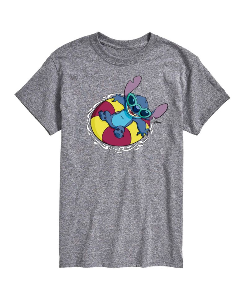 Men's Lilo and Stitch Tube Floaty Graphic T-Shirt