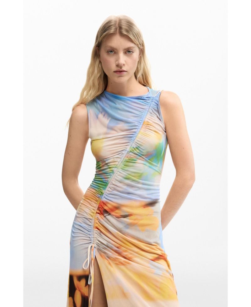 Women's Draped long dress