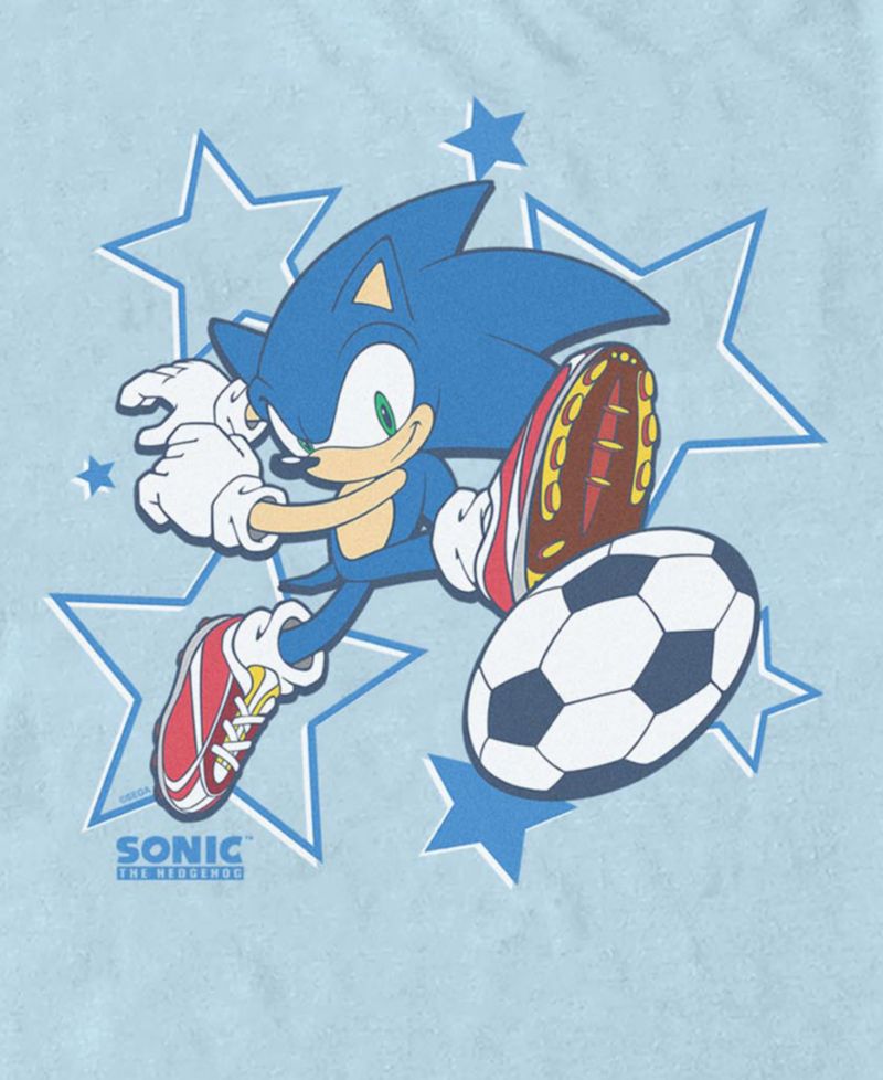 Men's Sonic Soccer Graphic T-Shirt