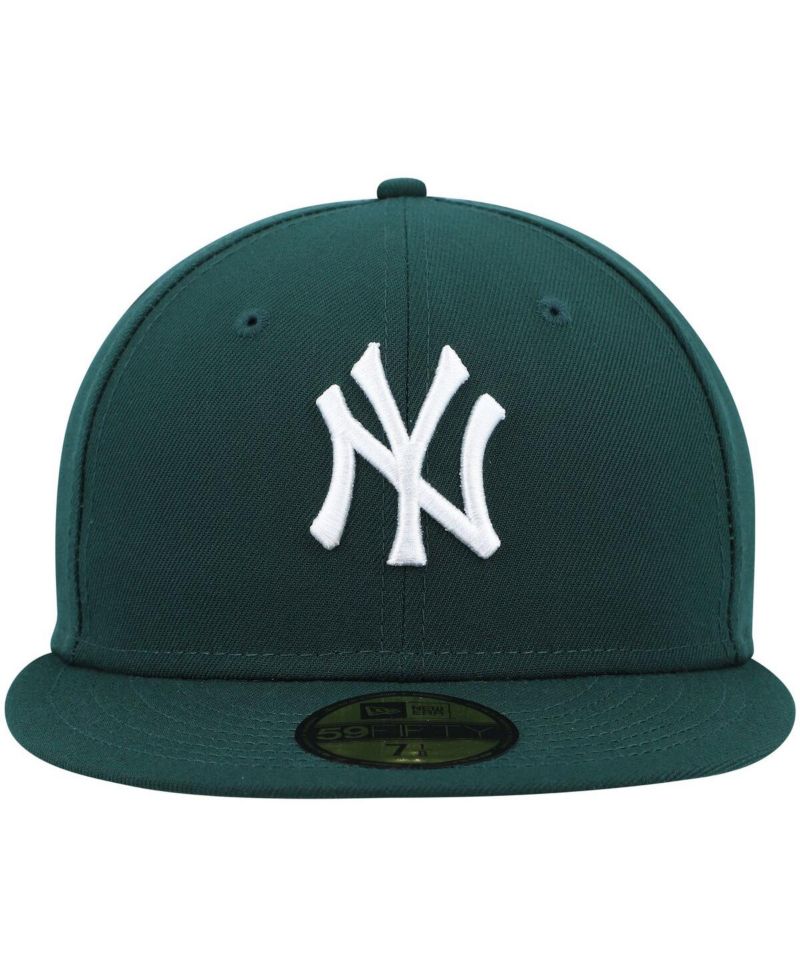 Men's Green New York Yankees White Logo 59FIFTY Fitted Hat