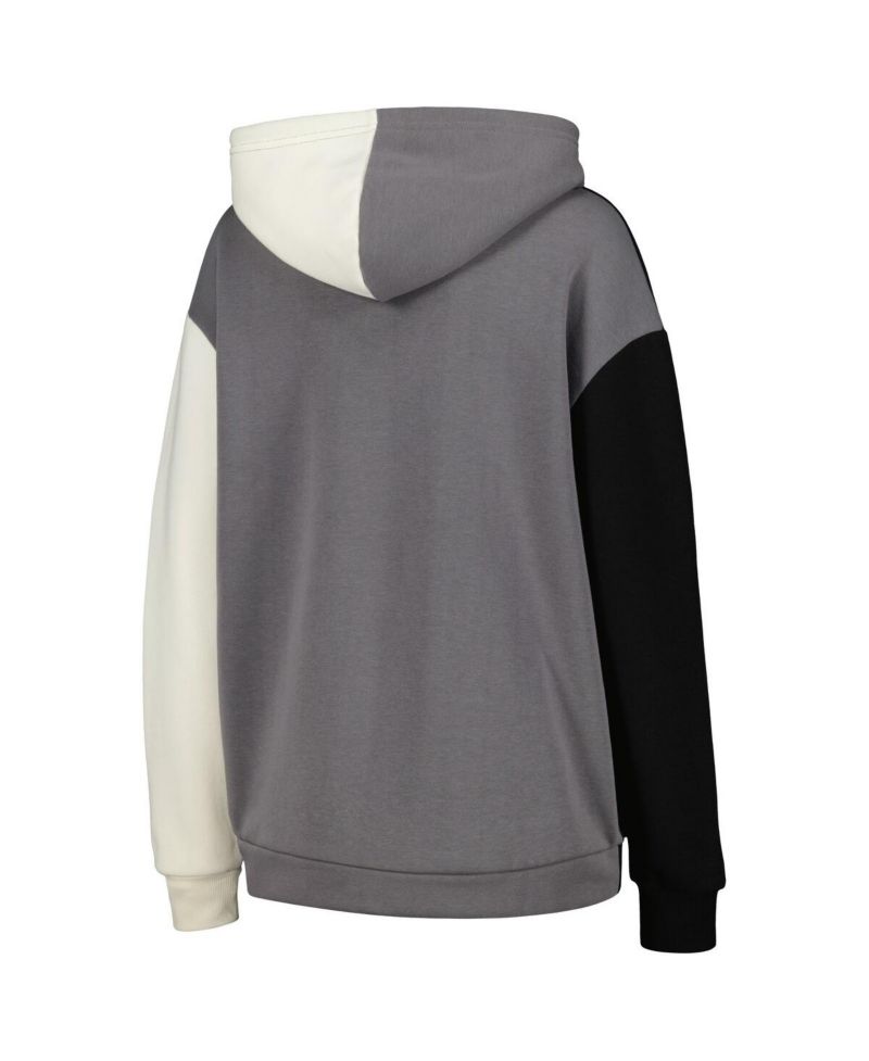 Women's Black Purdue Boilermakers Hall of Fame Colorblock Pullover Hoodie