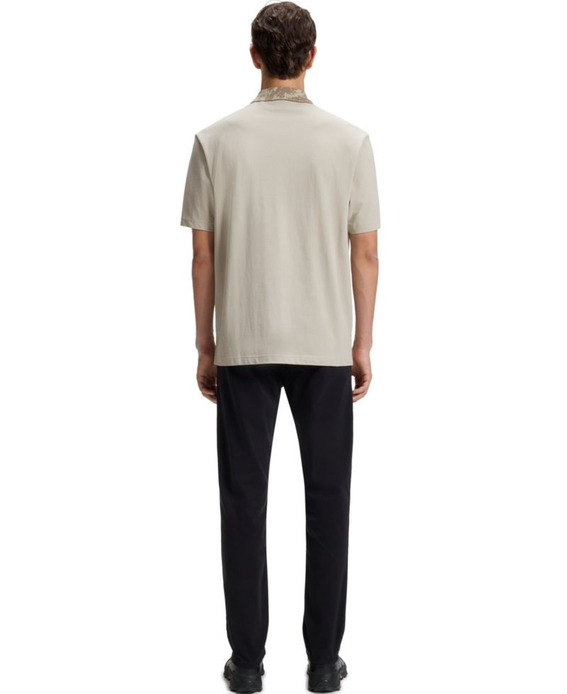 Men's Cotton Pique Relaxed-Fit Polo Shirt