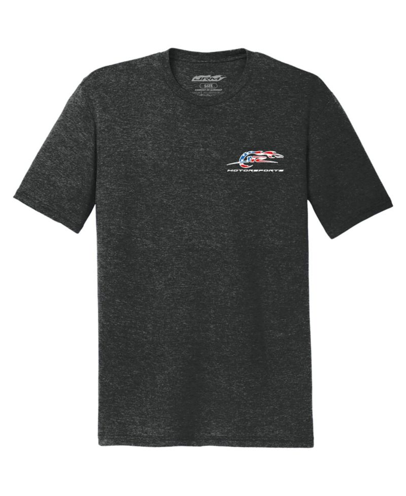 Men's Heather Black American Flag T-Shirt