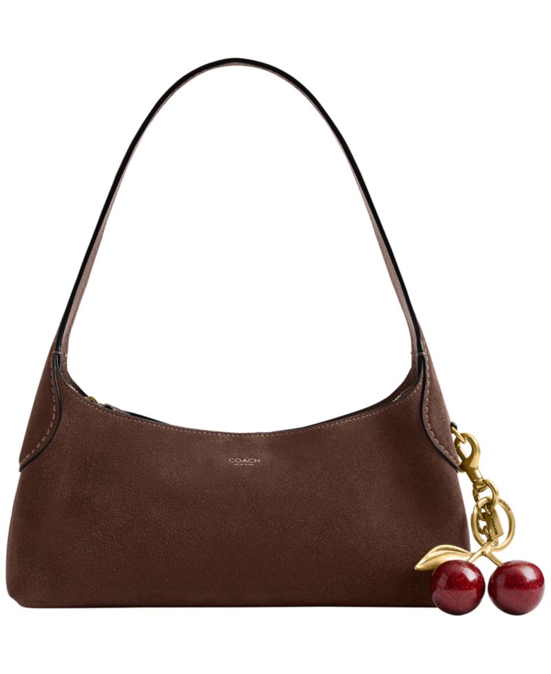Brooklyn Small Suede Shoulder Bag 26