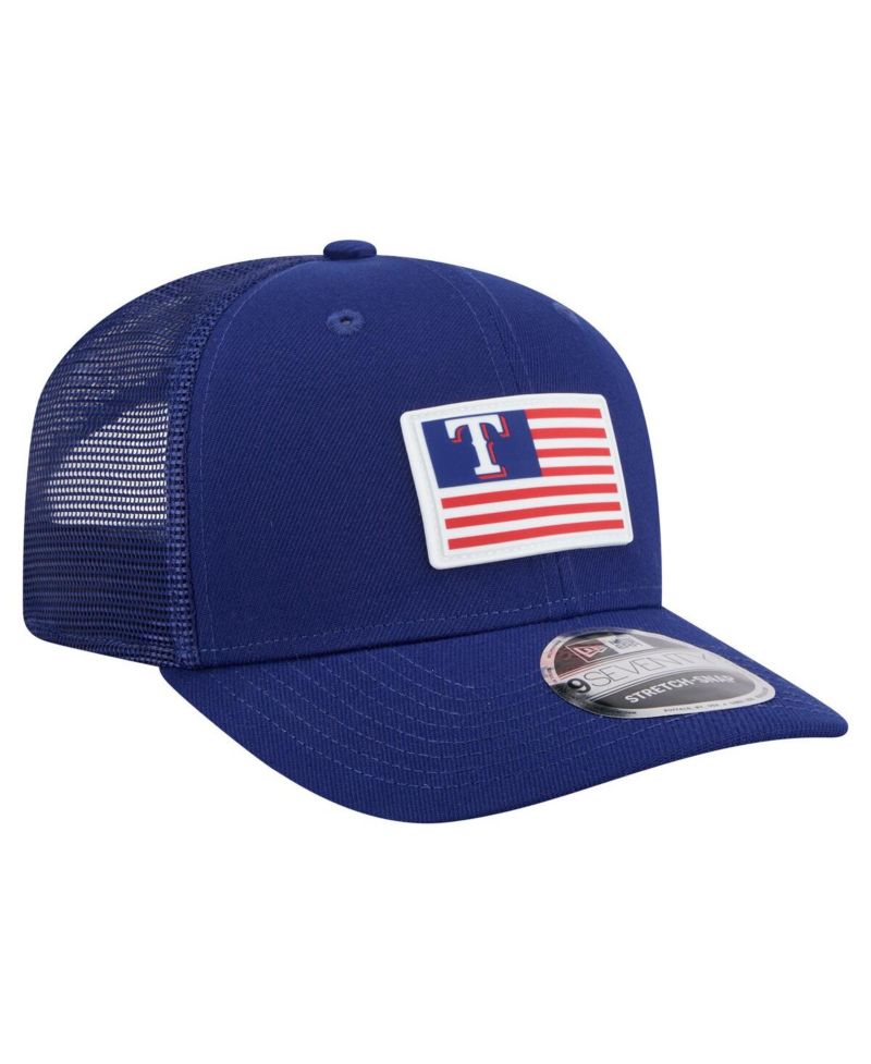 Men's Royal Texas Rangers Flag 9SEVENTY COOLERA Stretch-Snap Hat