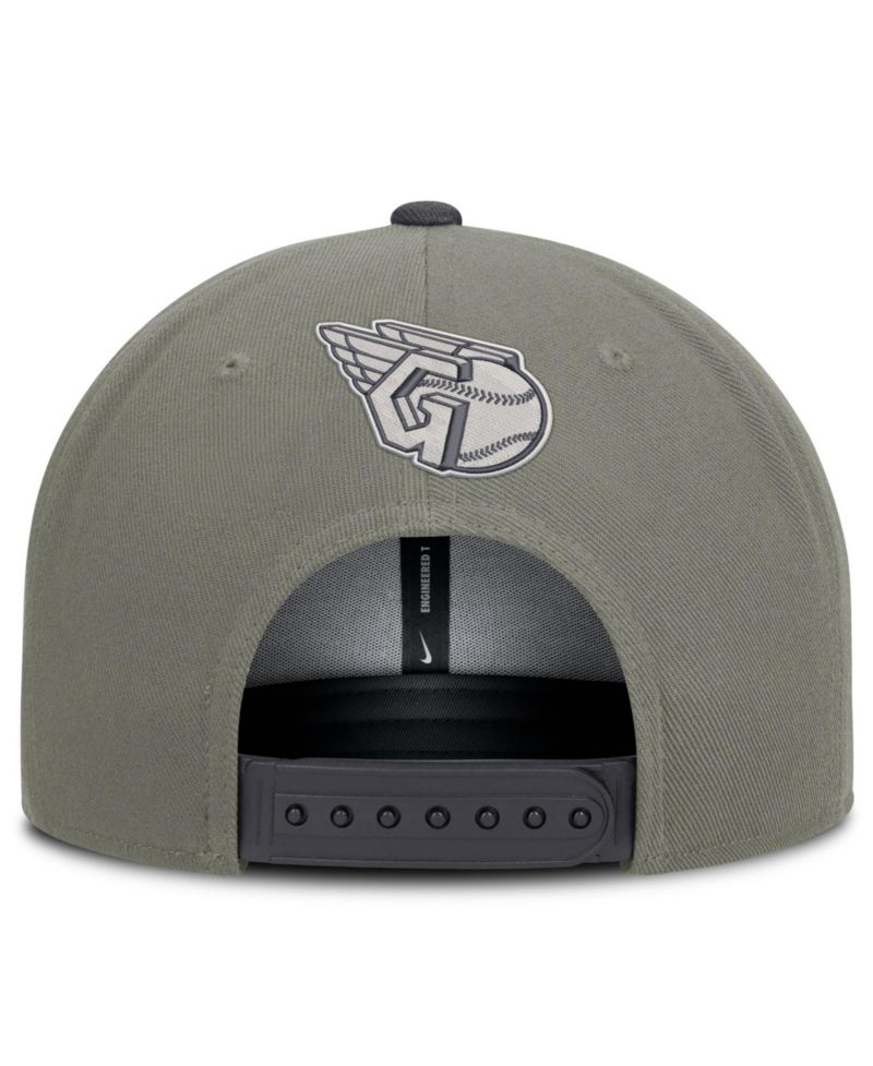 Men's Olive Cleveland Guardians Pro Dri-FIT Snapback Hat