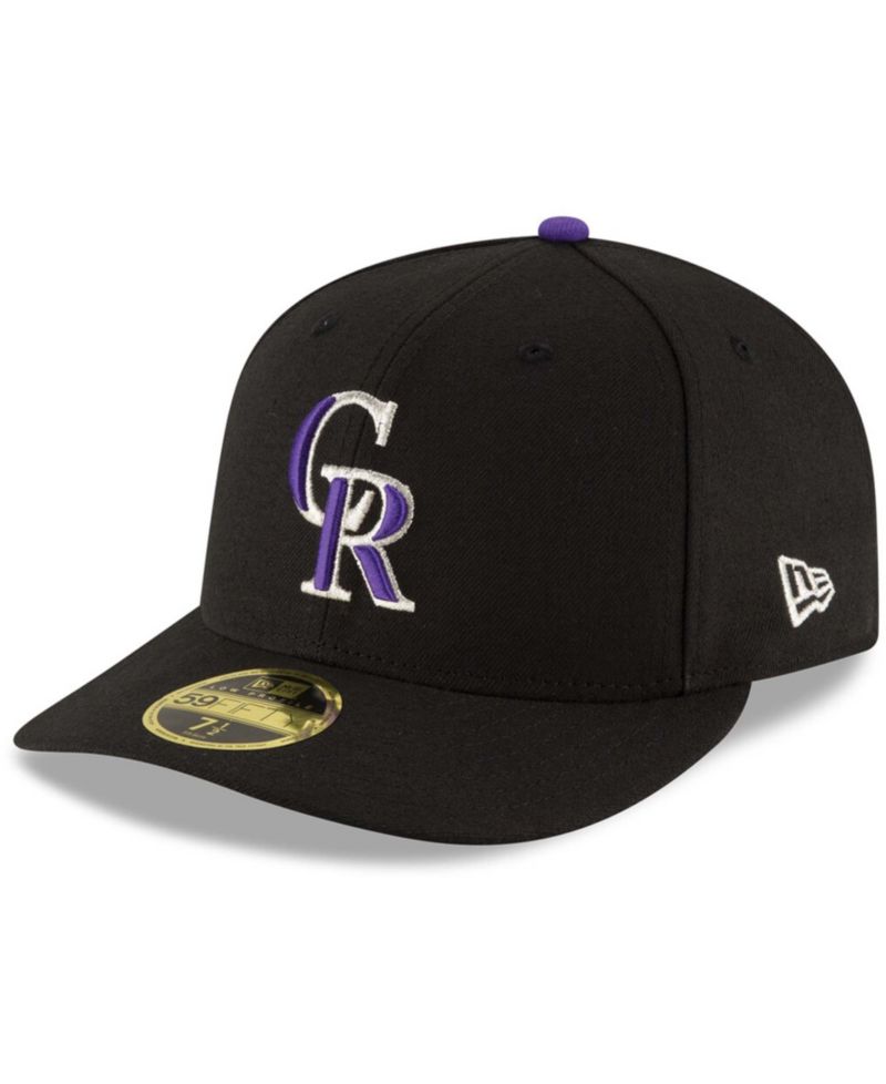 Men's Colorado Rockies Game Authentic Collection On-Field Low Profile 59FIFTY Fitted Hat