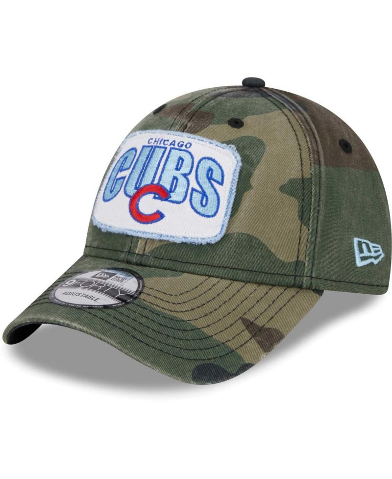 Men's Camo Chicago Cubs Gameday 9FORTY Adjustable Hat