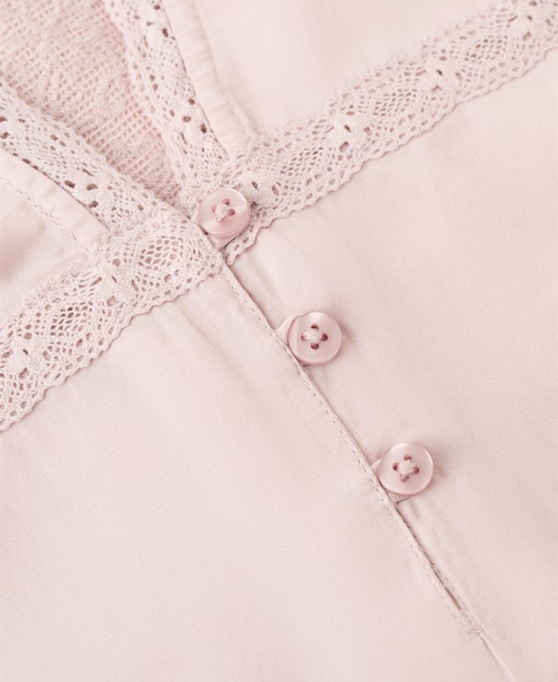 Women's Embroidered Finish Pajama Top