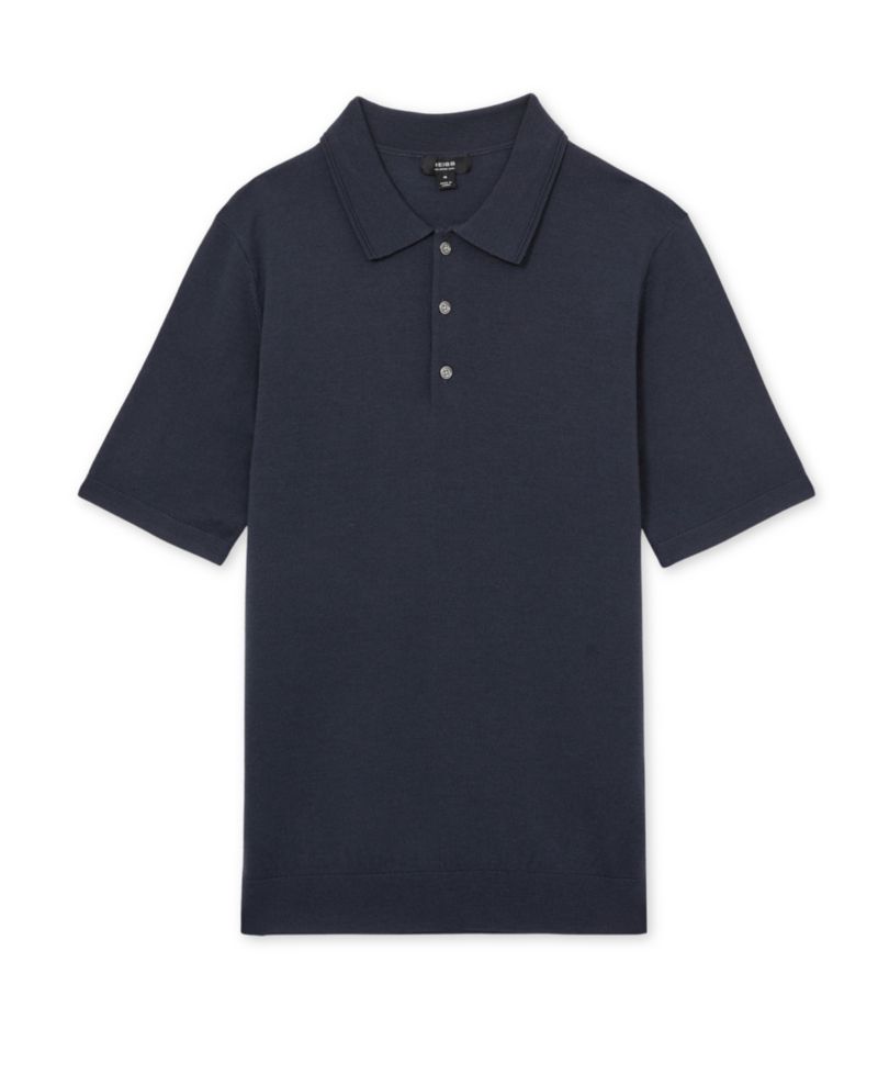 Men's Manor Merino Wool Short-Sleeve Polo Shirt