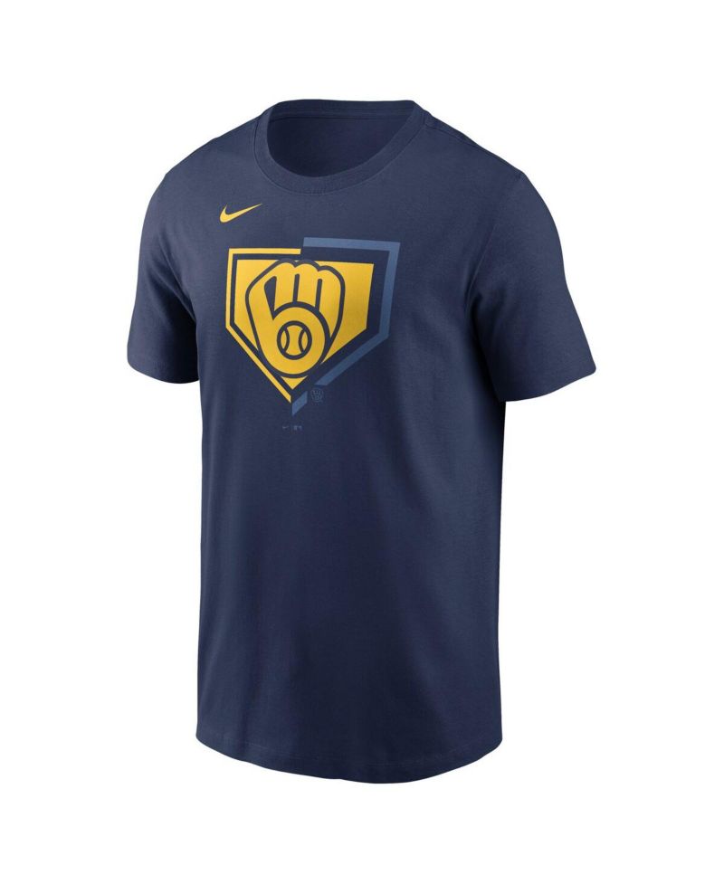 Men's Navy Milwaukee Brewers Icon T-Shirt