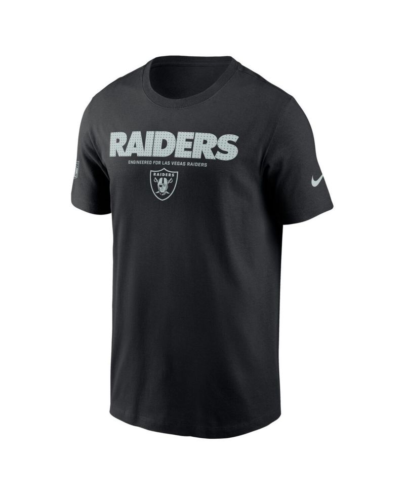 Men's Black Las Vegas Raiders Sideline Performance T-Shirt