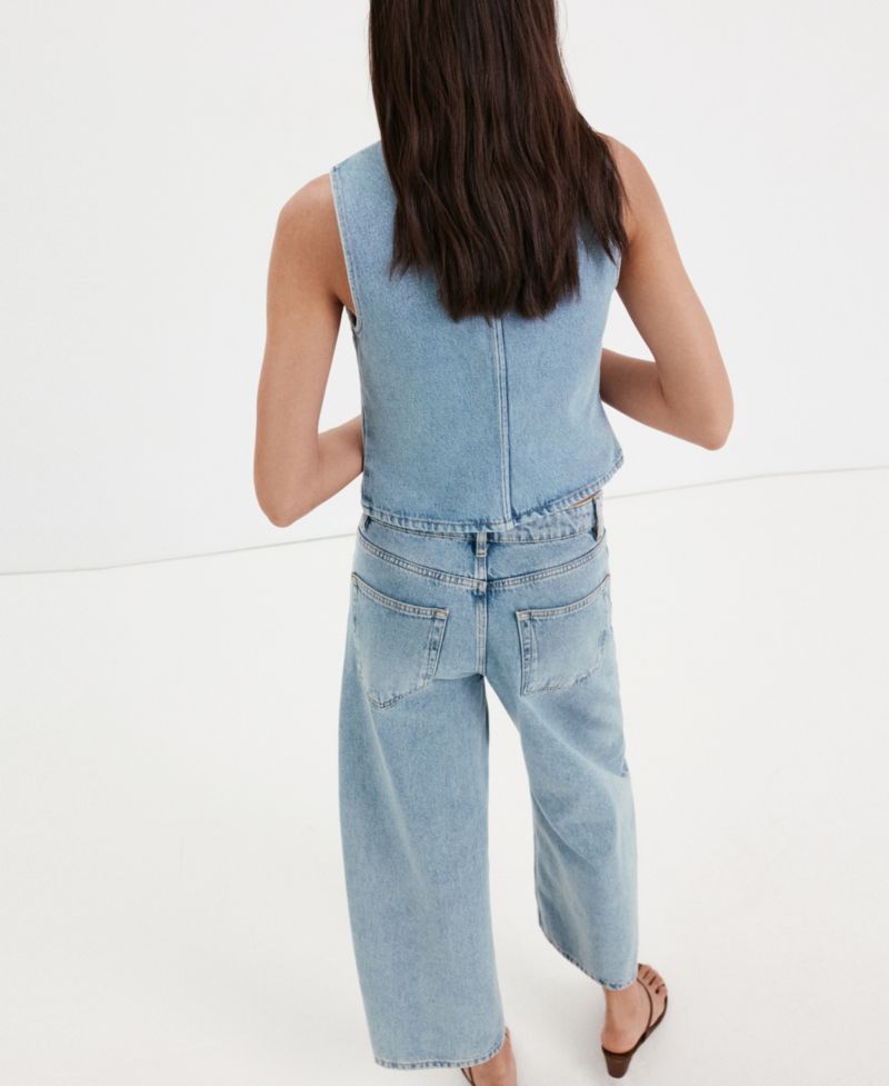 Women's Toggles Denim Top