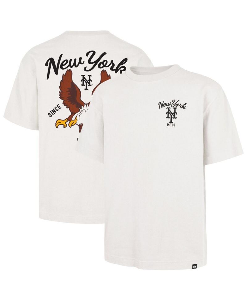 Men's Cream New York Mets Souvenir Eagle Foundation T-Shirt