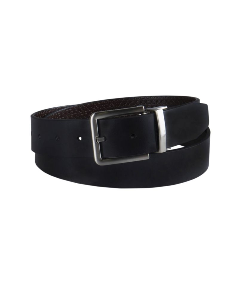 35MM Men's Micro Logo Strap Reversible Casual Belt