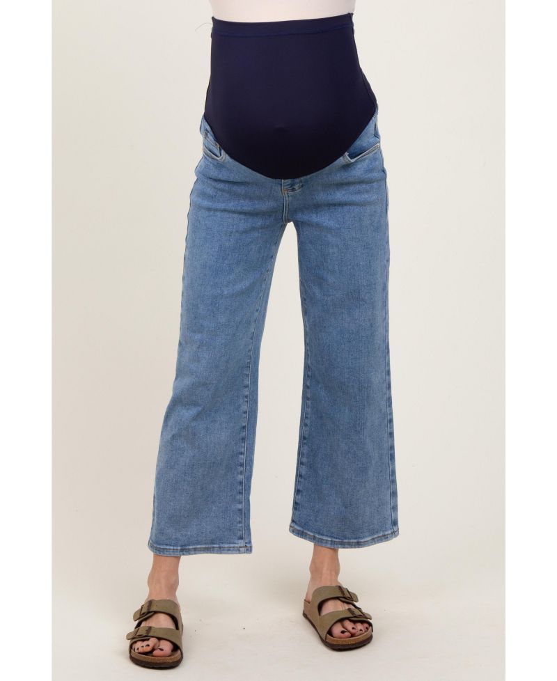 Women's Light Wash Cropped Denim Jeans