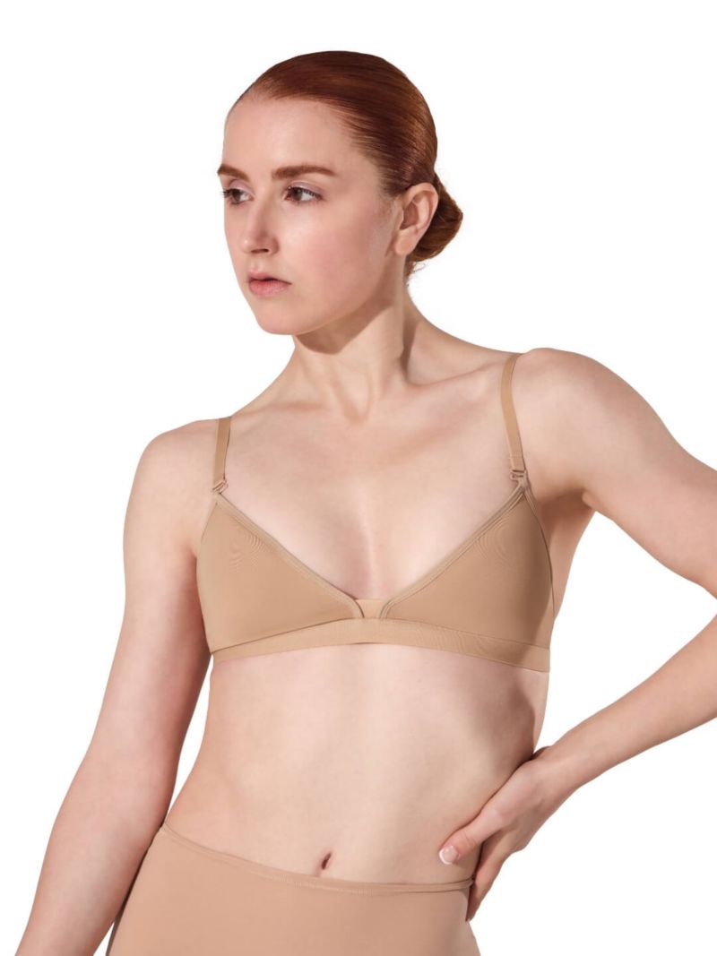 Women's Clear Neck Back Bra