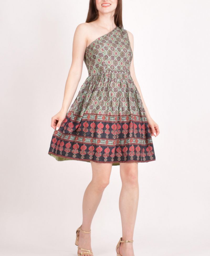 Women's One Shoulder Mini Dress