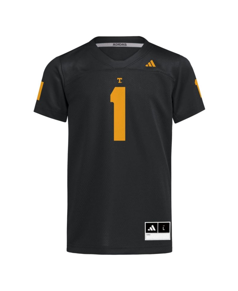 Big Boys and Girls 1 Black Tennessee Volunteers Replica Football Jersey