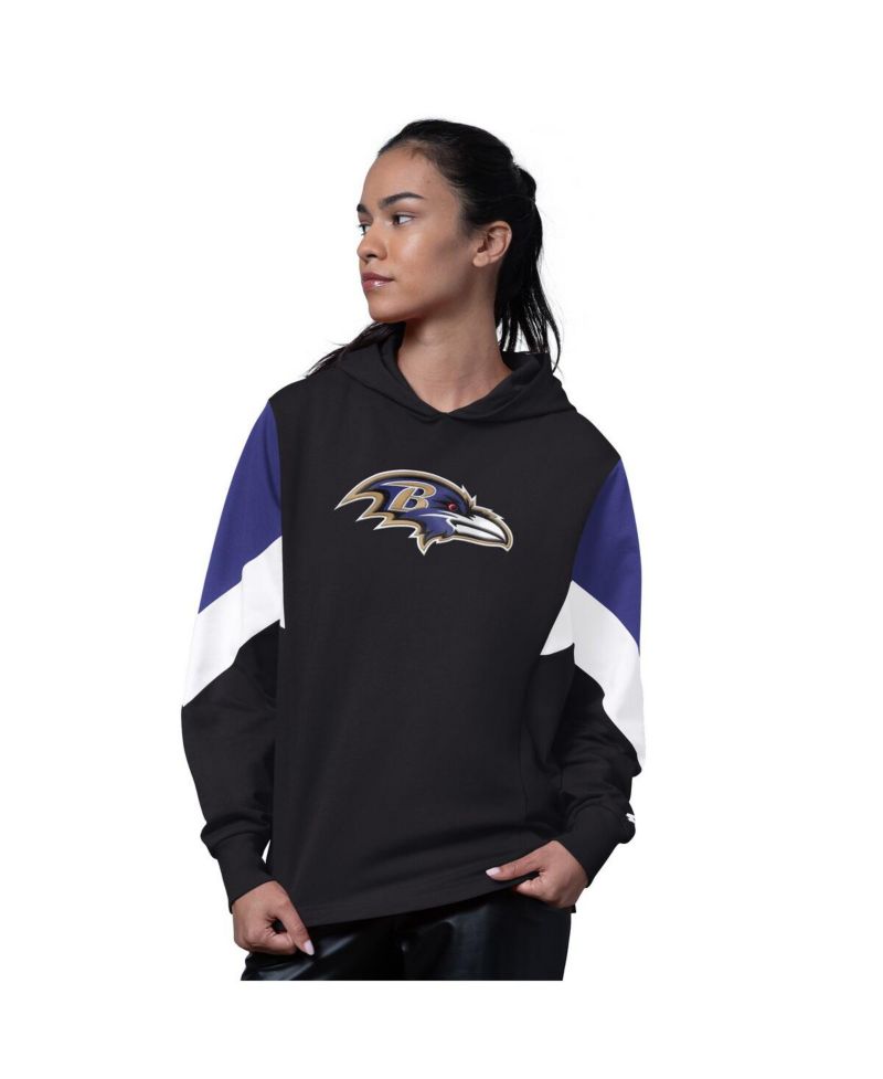 Women's Black Baltimore Ravens Scrimmage Hoodie
