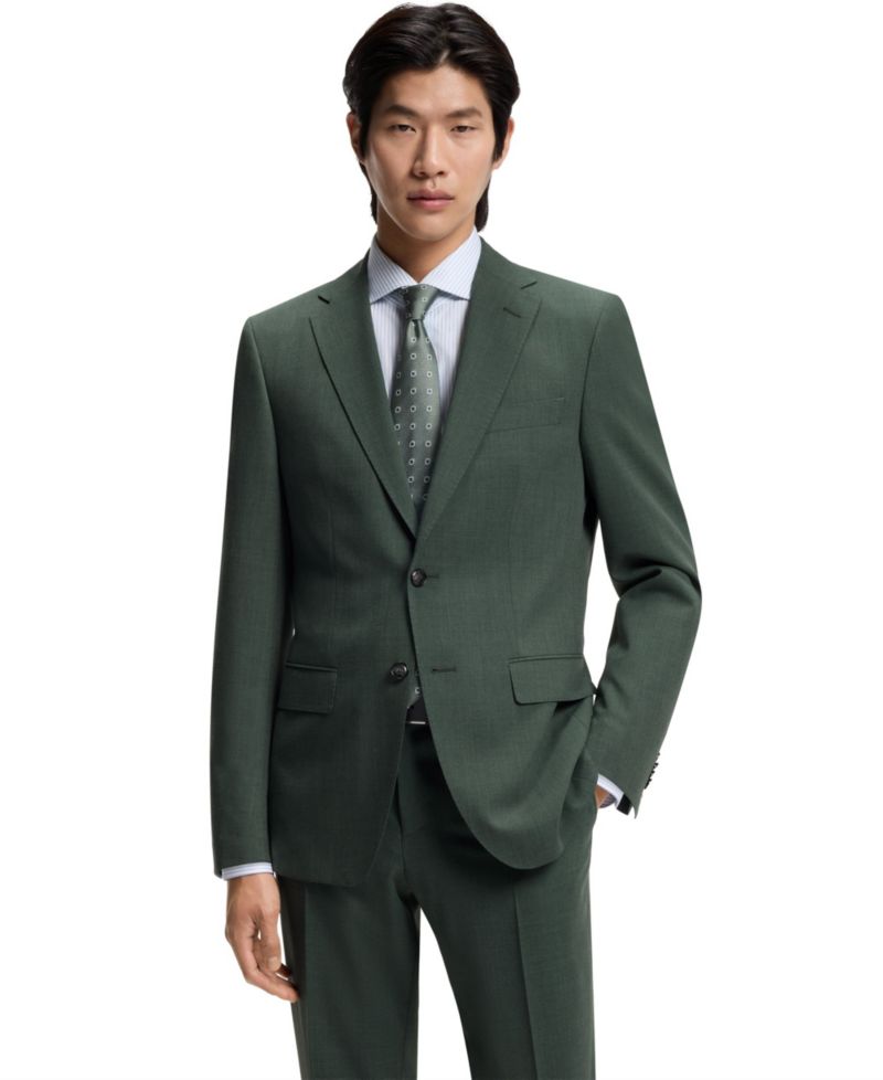 Men's Washable Stretch Fabric Slim-Fit Blazer