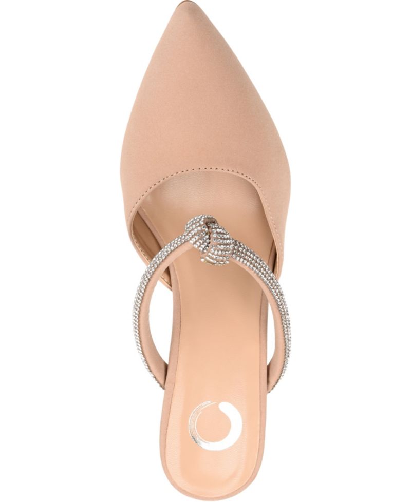 Women's Lunna Rhinestone Knot Slip-On Dress Pumps
