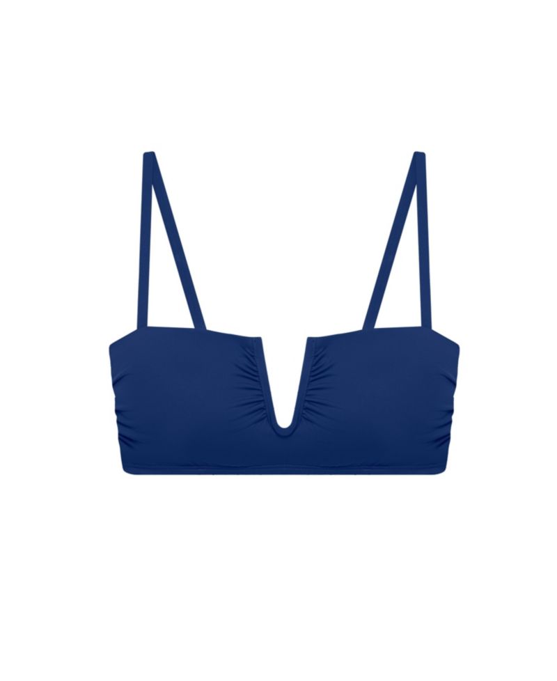 Women's Saturn Shirred Underwire Bralette Swimsuit Top