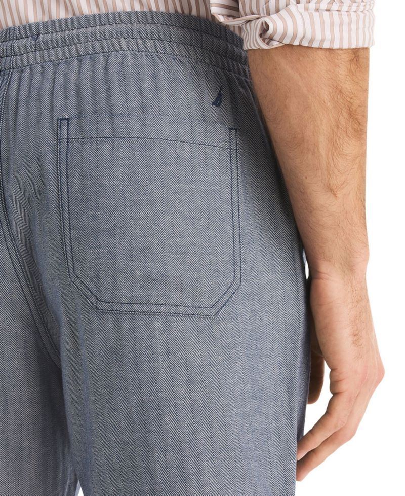 Men's Regular-Fit 7" Cotton Herringbone Shorts