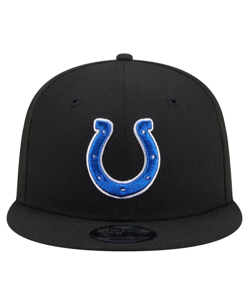 Men's Black Indianapolis Colts 9FIFTY Snapback Hat