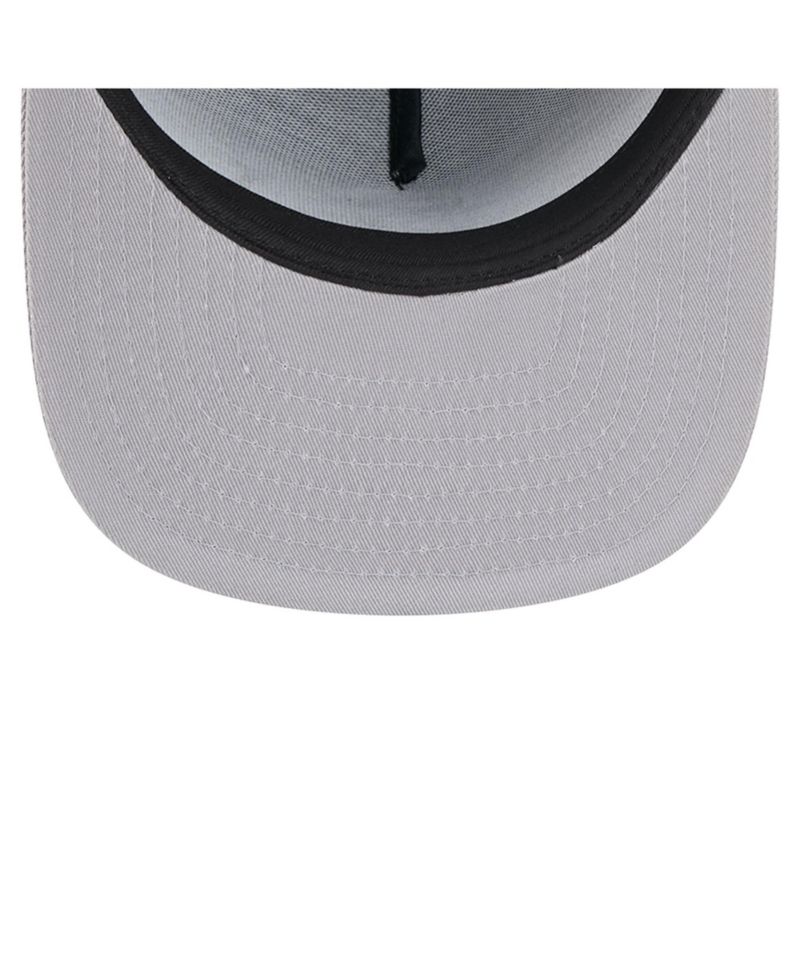 Men's Black/Gray Chicago White Sox Chenille Gradient A-Frame 9FIFTY Snapback Hat