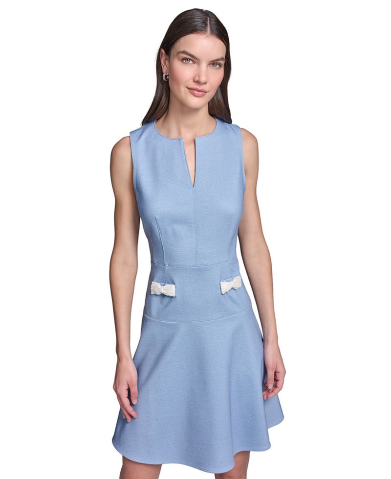 Women's Fit and Flare Sleeveless Dress