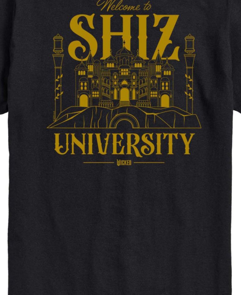 Men's Wicked Part 2 Shiz University Short-Sleeve Graphic Printed T-Shirt