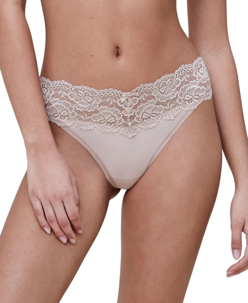 Women's Goddess Lace Trim Thong