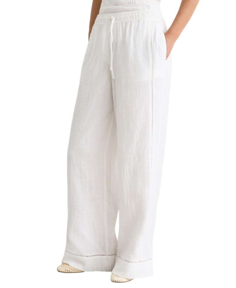 Women's Rue Cheesecloth Wide-Leg Pant