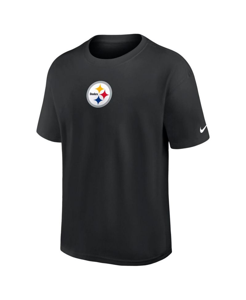 Men's Black Pittsburgh Steelers Dominate the Game Essential Max90 T-Shirt