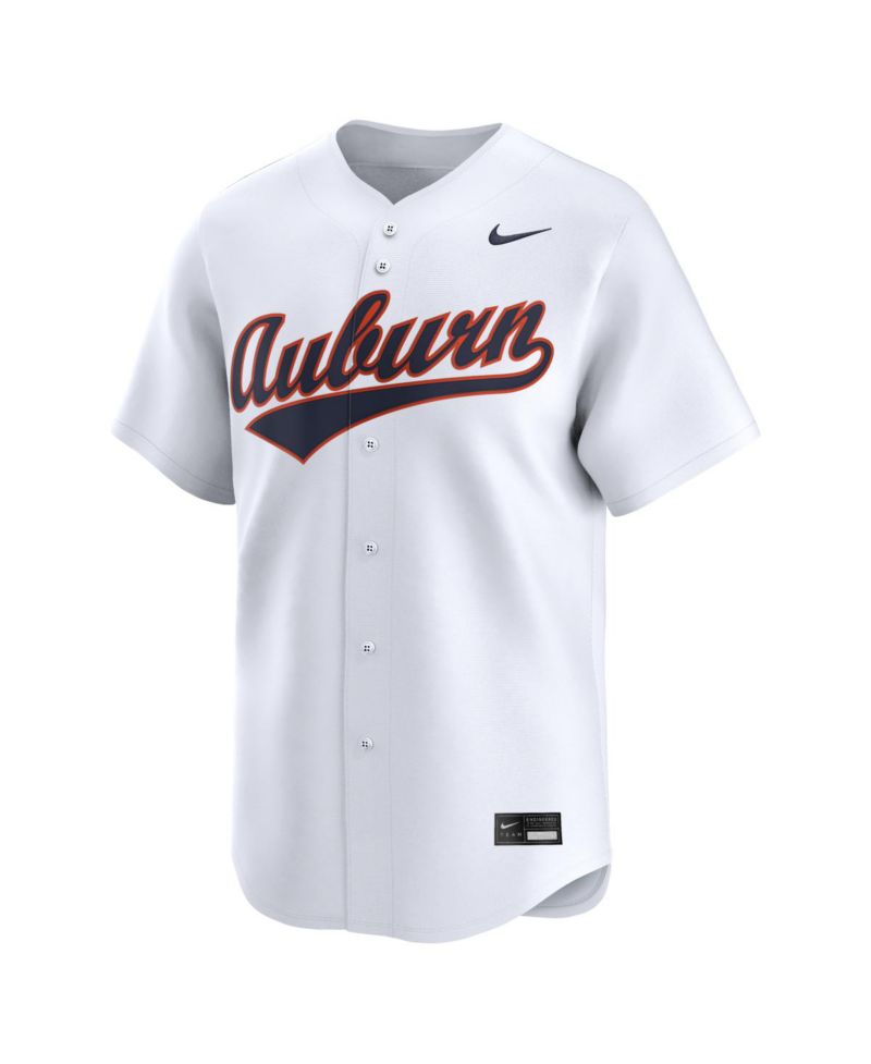 Men's White Auburn Tigers Home Limited Baseball Jersey