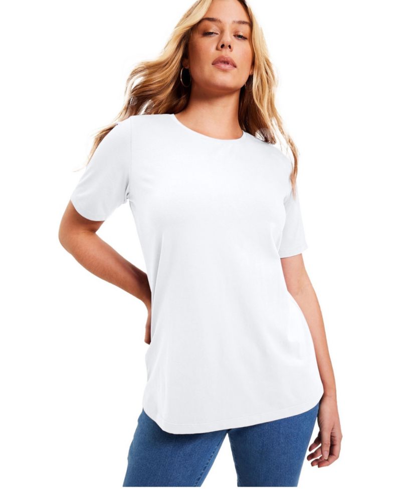 Women's June and Vie Short-Sleeve Crewneck One + Only Tee