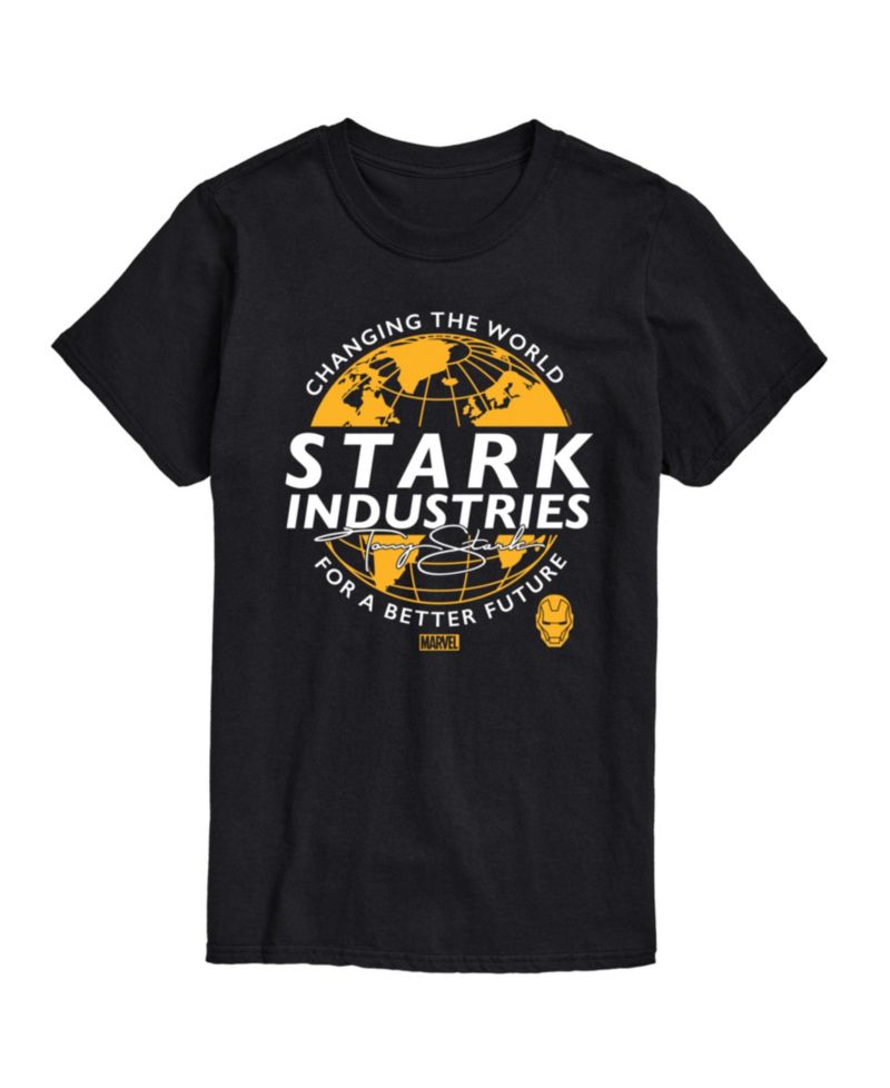 Men's Iron Man Stark Industries Short Sleeve T-Shirt