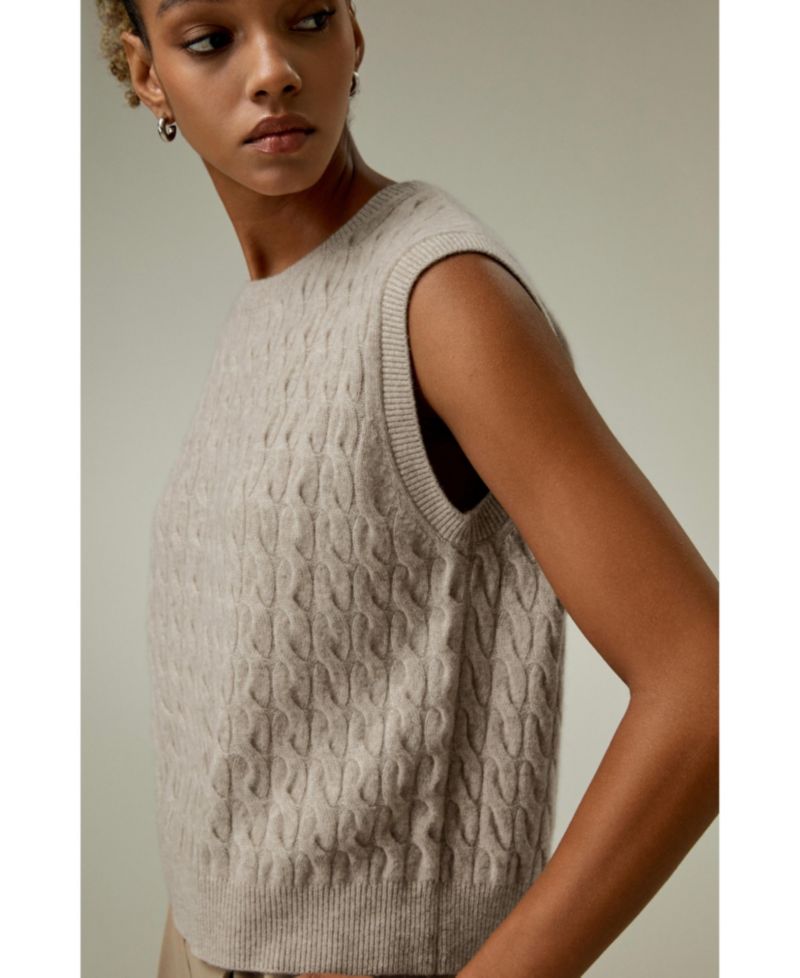 Women's Baby Cashmere Sweater Vest