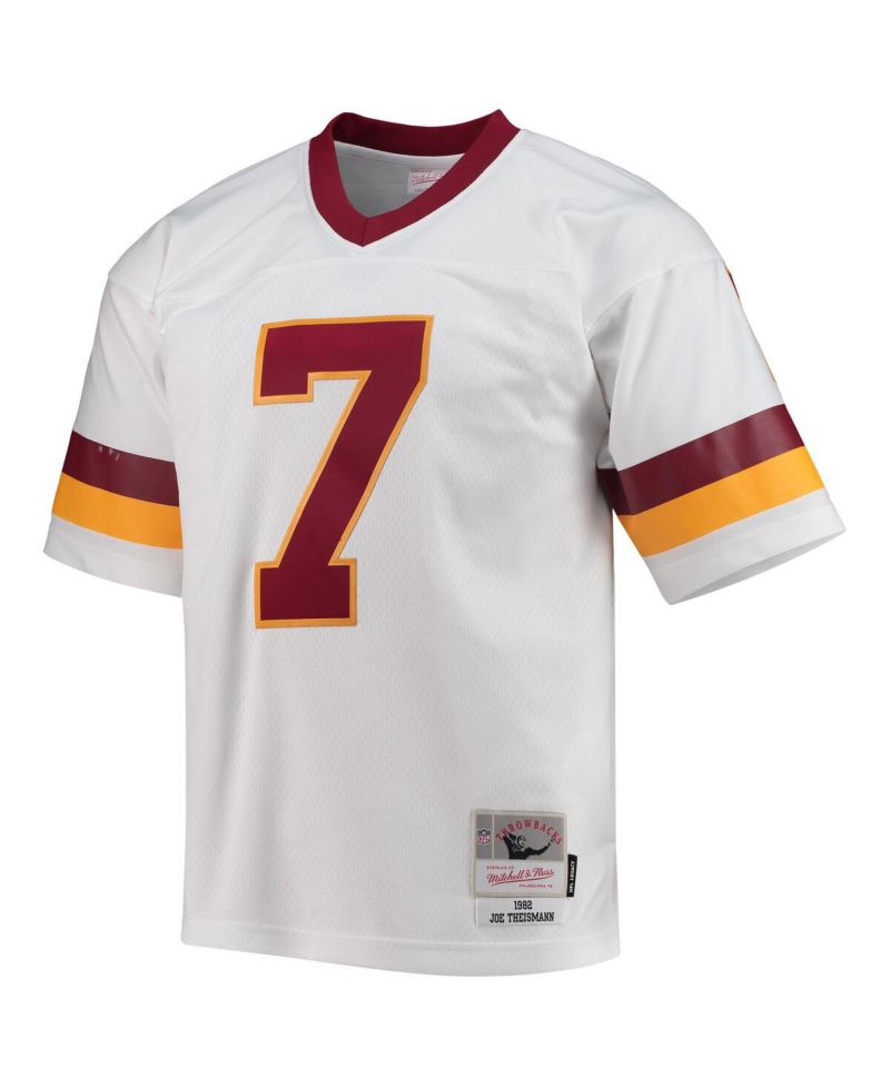 Men's Joe Theismann White Washington Football Team 1982 Legacy Replica Jersey