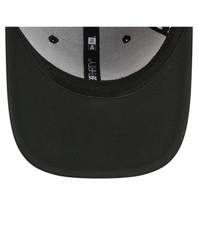 Men's Black Philadelphia Eagles Core Team 39THIRTY Flex Hat