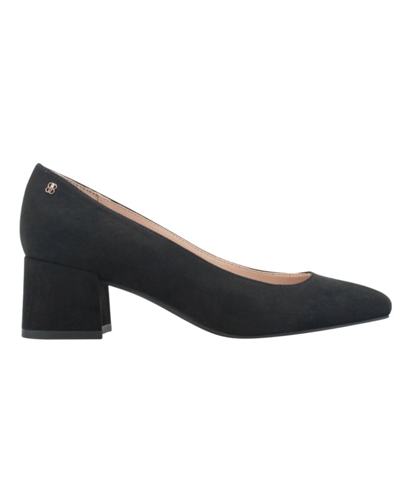 Women's Caser Square Toe Block Heel Slip-On Pumps