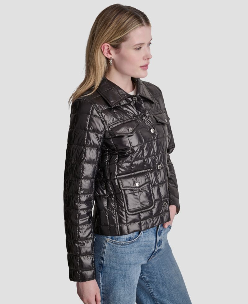 Women's Box Quilt Lightweight Jacket