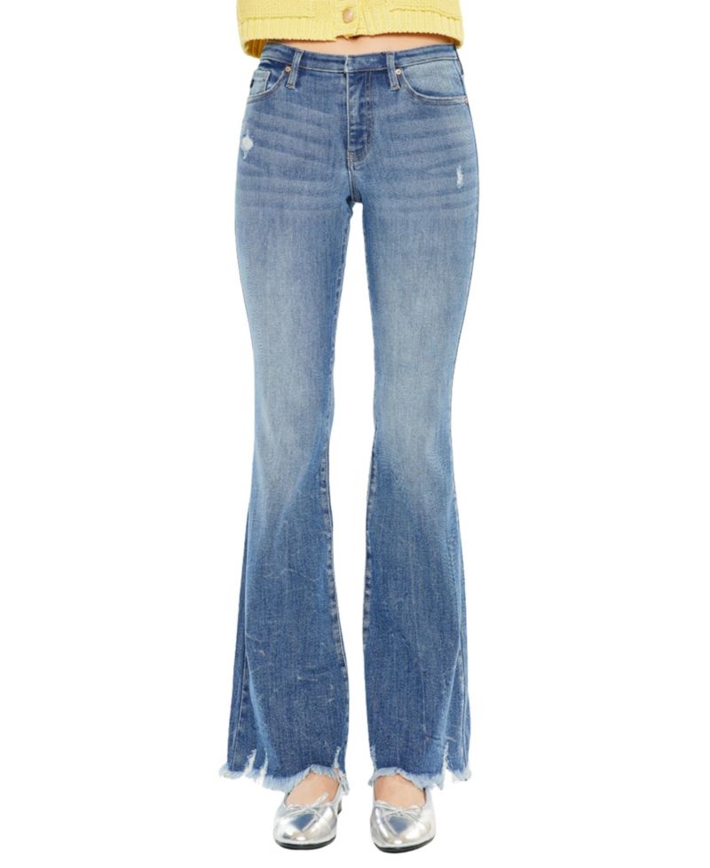 Women's Jennie Mid Rise Wide-Leg Jeans